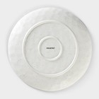 Тарелка обеденная Magistro Poursephona, d=27 см, фарфор, белая - Фото 4