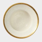 Тарелка фарфоровая глубокая Magistro Poursephona, 330 мл, d=19,5 см, цвет бежевый - Фото 3