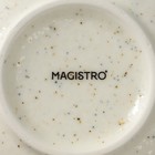 Тарелка глубокая фарфоровая Magistro Poursephona, 330 мл, d=19,5 см, цвет бежевый - Фото 6