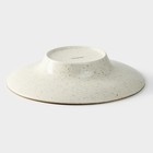 Тарелка для пасты Magistro Poursephona, 140 мл, d=21 см, фарфор, белая - Фото 3