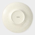 Тарелка фарфоровая для пасты Magistro Poursephona, 140 мл, d=21 см, цвет бежевый - Фото 4