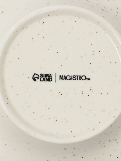 Тарелка для пасты Magistro Poursephona, 140 мл, d=21 см, фарфор, белая