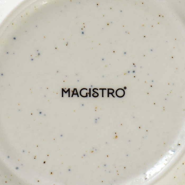 Тарелка фарфоровая для пасты Magistro Poursephona, 280 мл, d=29,4 см, цвет бежевый - фото 1907641311