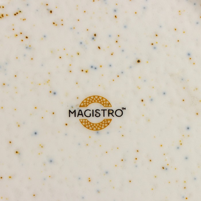 Тарелка фарфоровая для пасты Magistro Poursephona, 280 мл, d=29,4 см, цвет бежевый - фото 1907641312