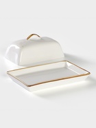 Маслёнка Magistro «Церера», 18×12 см, фарфор, белая - Фото 3