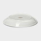 Тарелка фарфоровая пирожковая Magistro La Perle, d=15 см, цвет белый - Фото 3
