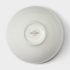 Салатник Magistro La Perle, 600 мл, d=15 см, фарфор, белый - Фото 5