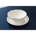 Салатник фигурный Magistro La Perle, 300 мл, d=13 см, фарфор, белый - Фото 7