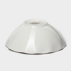 Салатник фигурный Magistro La Perle, 300 мл, d=13 см, фарфор, белый - Фото 4