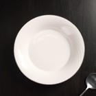 Тарелка фарфоровая глубокая с утолщённым краем Magistro La Perle, 580 мл, d=22 см, цвет белый - Фото 3