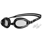 Очки для плавания ONLYTOP, беруши, чёрные - фото 40677908