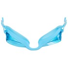 Очки для плавания ONLYTOP, беруши, цвет голубой - фото 3601031