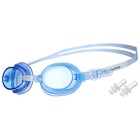 Очки для плавания детские ONLYTOP, беруши, цвет синий - фото 10279121