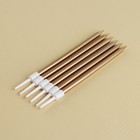 Свечи для торта «С днем рождения», 6 шт., 12.5×0.5 см - Фото 4