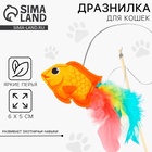 Дразнилка из фетра «Рыбка», 6.4×4.8 см - Фото 1