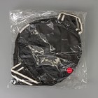 Корзина для белья круглая Доляна Laundry, 35×45 см, цвет чёрный - фото 9594500