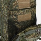 Рюкзак тактический, Taif, 35л, отдел на молнии, 3 наружных кармана, цвет камуфляж/зелёный - фото 6821242