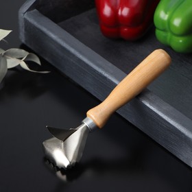 Рыбочистка с ножом для вспарывания «Традиционная», 15×4,5 см, с лакированной деревянной ручкой Ош