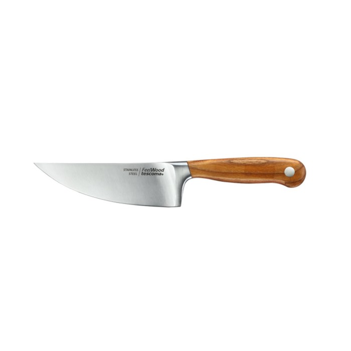 Нож кулинарный Tescoma Feelwood, 15 см - Фото 1