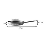 Сковорода Tescoma Grandchef, с длинной ручкой, d=36 см - Фото 2
