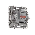Механизм переключателя 1-кл. Legrand "Etika Plus ", 10 AX, 250 В, винт.клеммы, сл. кость. - Фото 2