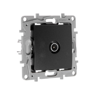 Розетка TV Звезда Legrand Etika, Антрацит