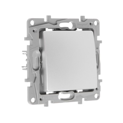 Выключатель Legrand Etika, 1 клавиша, автоматические клеммы, 10 A, 250 В, алюминий