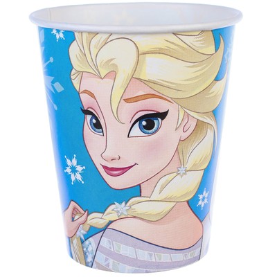 Стакан одноразовый «С Днем Рождения!», 250 мл, Холодное сердце