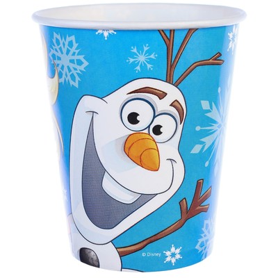 Стакан одноразовый «С Днем Рождения!», 250 мл, Холодное сердце