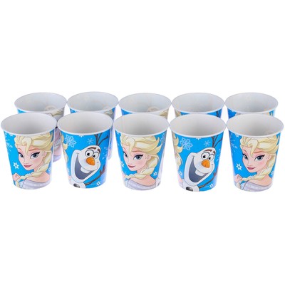 Стакан одноразовый «С Днем Рождения!», 250 мл, Холодное сердце