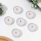 Набор свечей чайных в гильзе, 10 шт., без запаха - фото 57972023