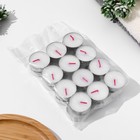 Набор свечей чайных в гильзе, 25 шт., без запаха - фото 57972028