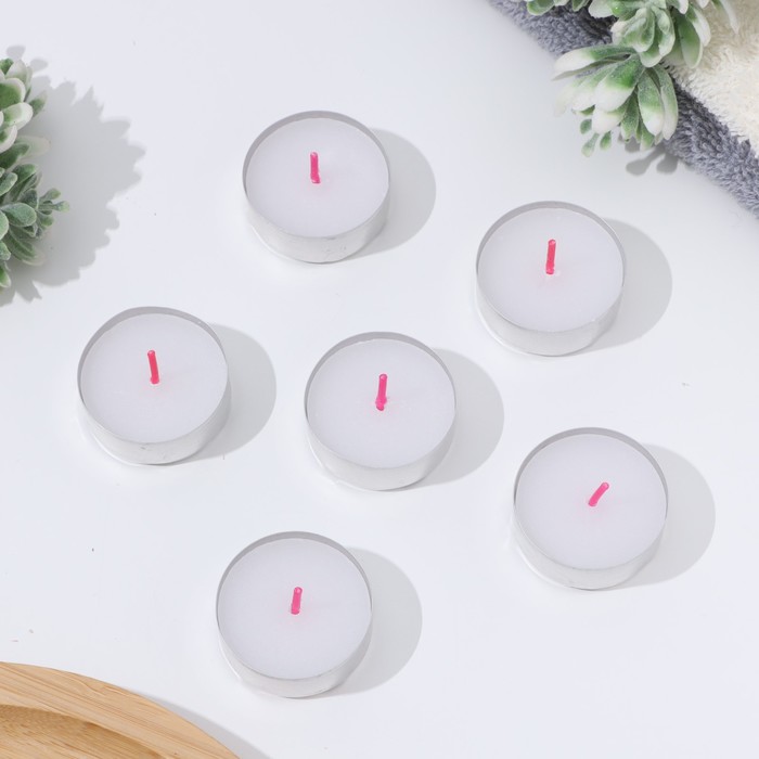 Набор свечей чайных в гильзе, 50 шт., без запаха - Фото 1