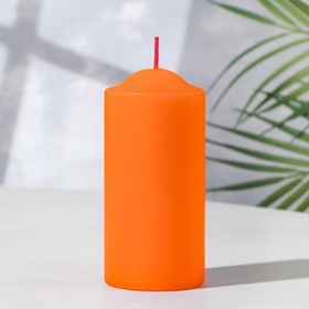 Свеча-столбик ароматизированная,12х5,6 см, Дыня