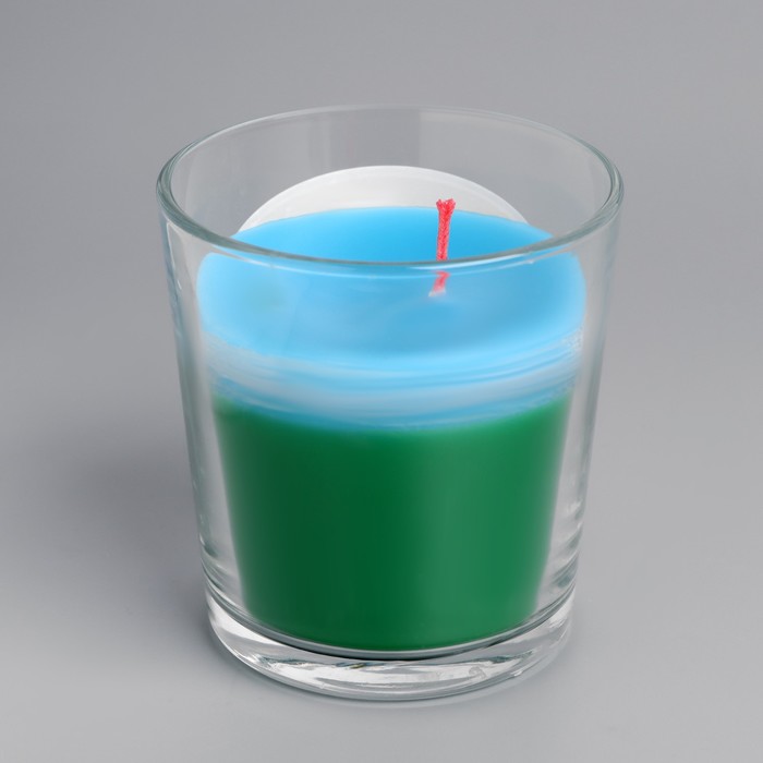 Свеча в стакане ароматическая "Можжевельник" - фото 1891484492