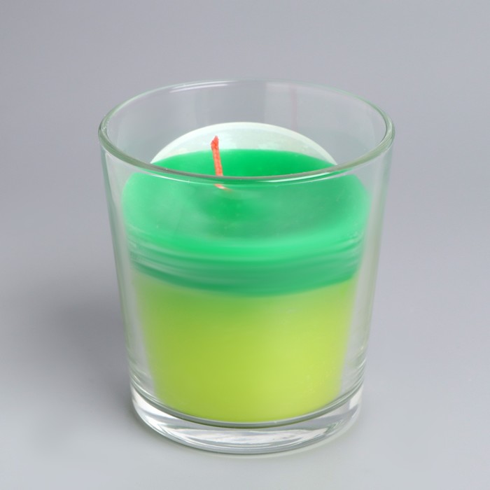 Свеча в стакане ароматическая "Лемонграсс" - фото 1909103297