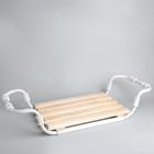 Сиденье для ванны раздвижное, деревянное - Фото 3