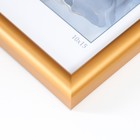 Фоторамка пластик "Радуга" 10х15 см, золото матовое - Фото 3