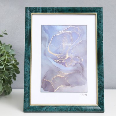 Фоторамка для фото 15×21 см Keep memories «Офис», малахит, (пластик)