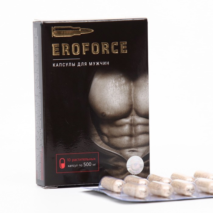 Комплекс для мужчин Eroforce, 10 капсул по 500 мг - Фото 1