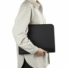 Папка на молнии А4, 2 отделения, Calligrata, 350×282×33 мм, пластик, 4 кармана, бизнес-класс, черная - Фото 11