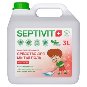 Средство для пола SEPTIVIT "Сода", 3 л 9406393