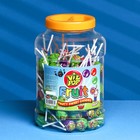 Леденцы карамельные на палочке "Vil pop" с жвачкой (bubble gum + fruit), 16 г - фото 319290897