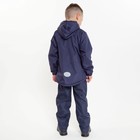 Куртка (ветровка) на флисе для мальчика, цвет синий, рост 128-134 см 9449502