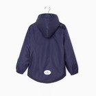 Куртка (ветровка) на флисе для мальчика, цвет синий, рост 128-134 см 9449502