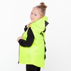Жилет детский, цвет салатовый, рост 98-104 см - фото 43738273