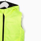 Жилет детский, цвет салатовый, рост 98-104 см - фото 43738279