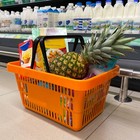 Корзина покупательская пластиковая 20 л, цвет оранжевый - Фото 2