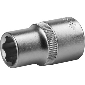 Головка торцевая ЗУБР 27725-14_z02, CrV, SUPER LOCK, хроматированная, 1/2", 14 мм