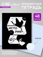 Предметная тетрадь по истории Calligrata «Комикс Аниме», 48 листов, в клетку, со справочным материалом, обложка из мелованного картона - Фото 1